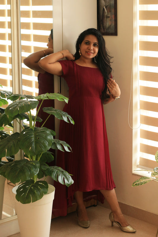 Maroon Kurti