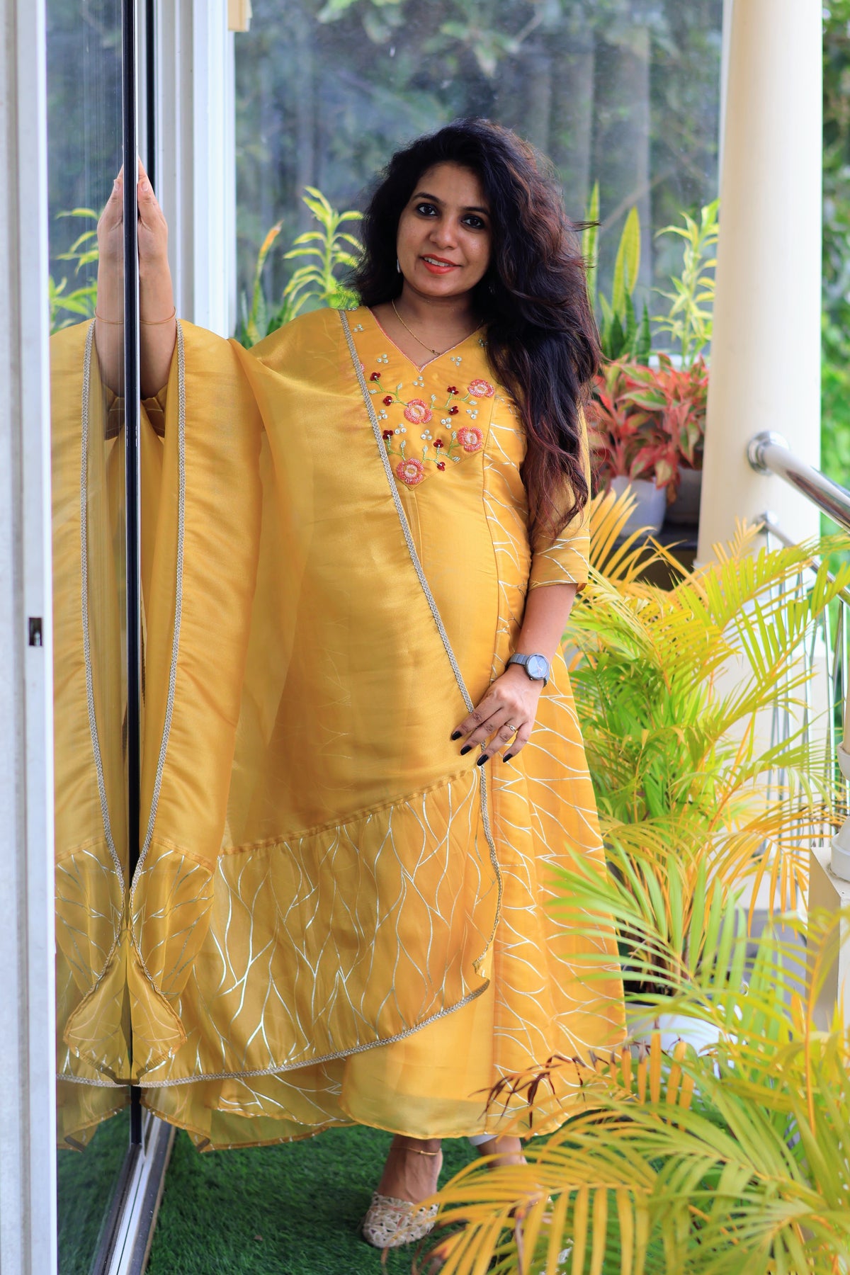 Yellow Bloom Salwar Suit