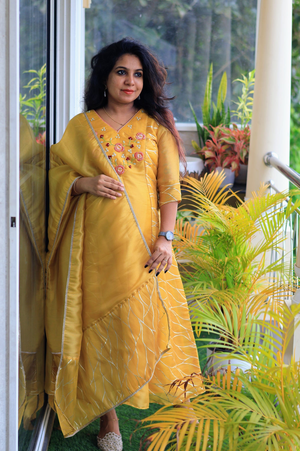 Yellow Bloom Salwar Suit