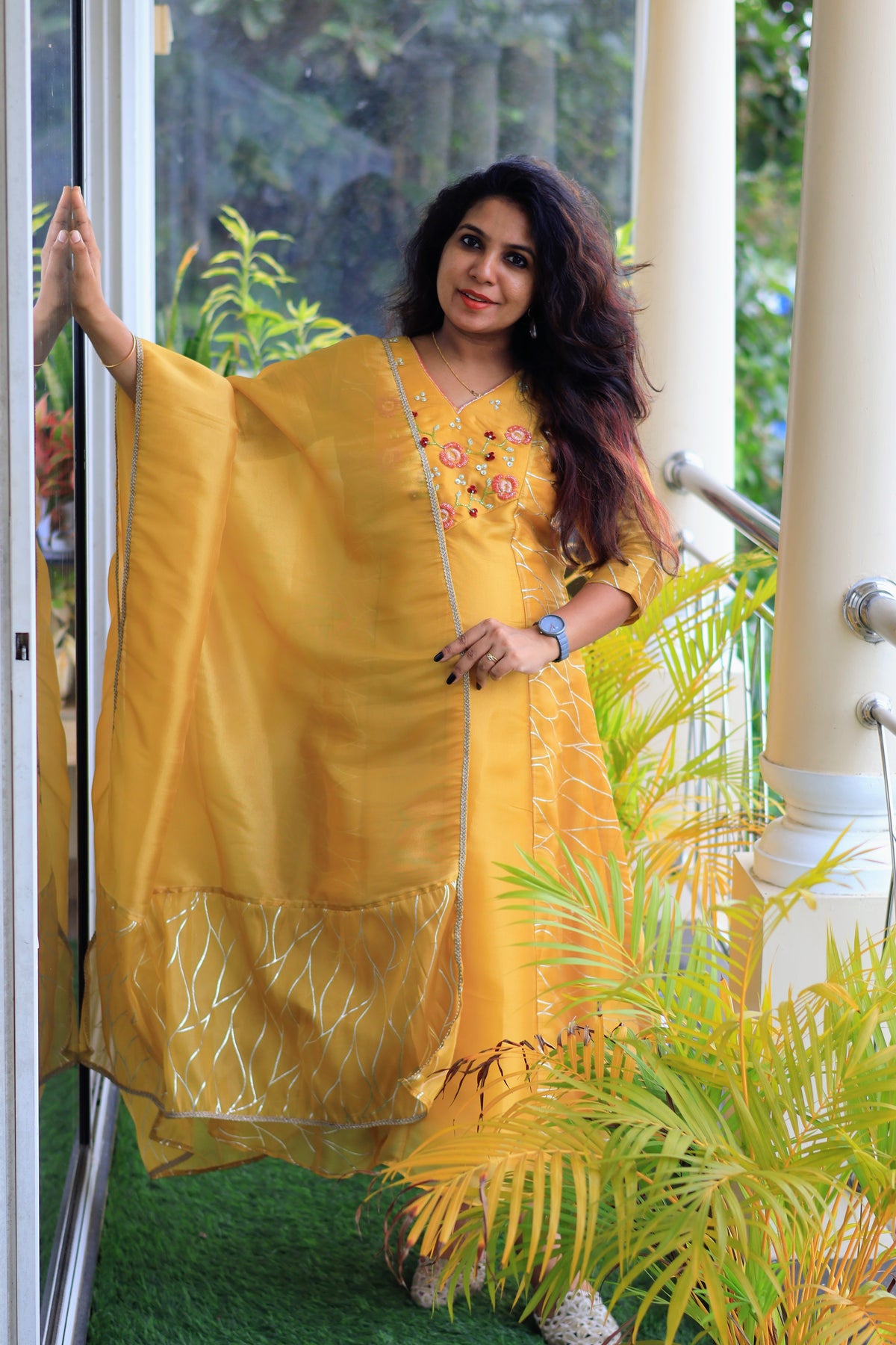 Yellow Bloom Salwar Suit