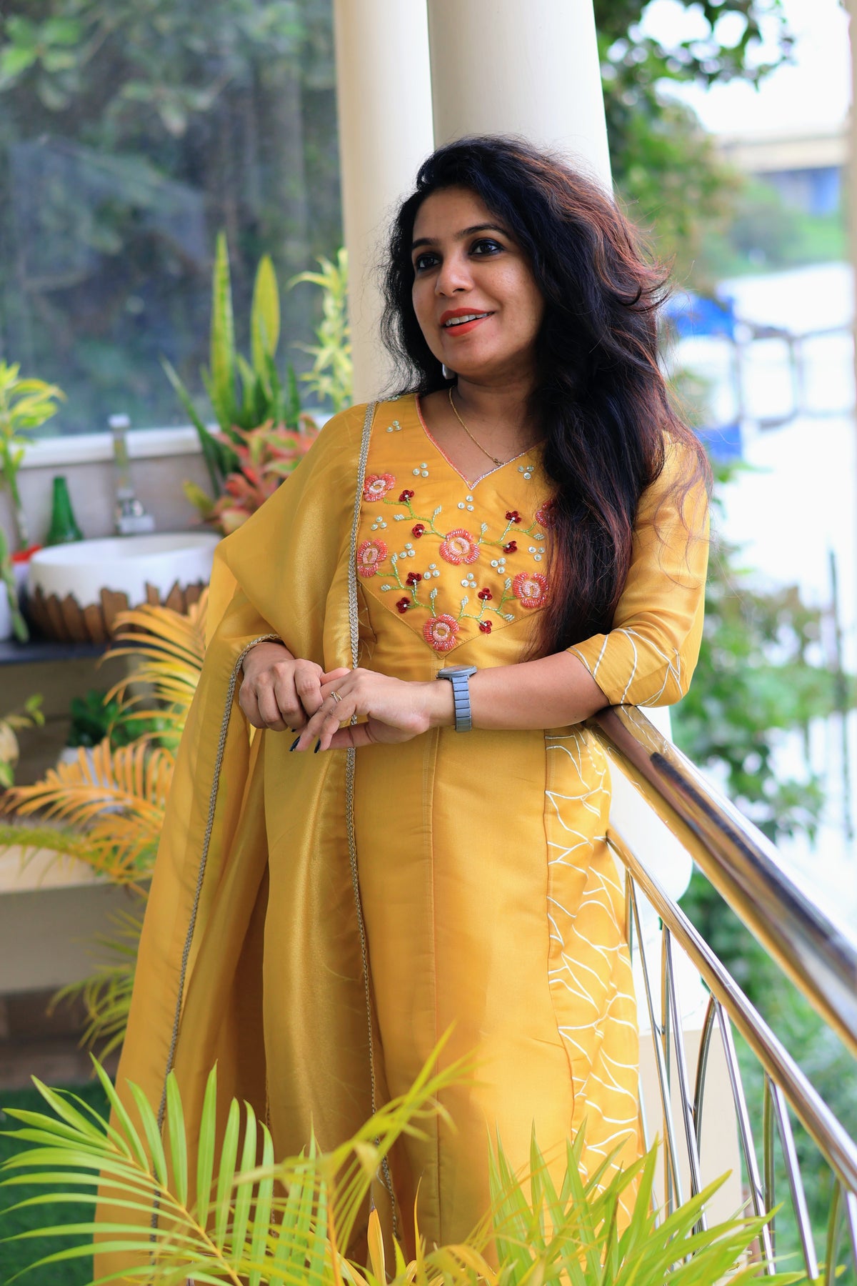 Yellow Bloom Salwar Suit