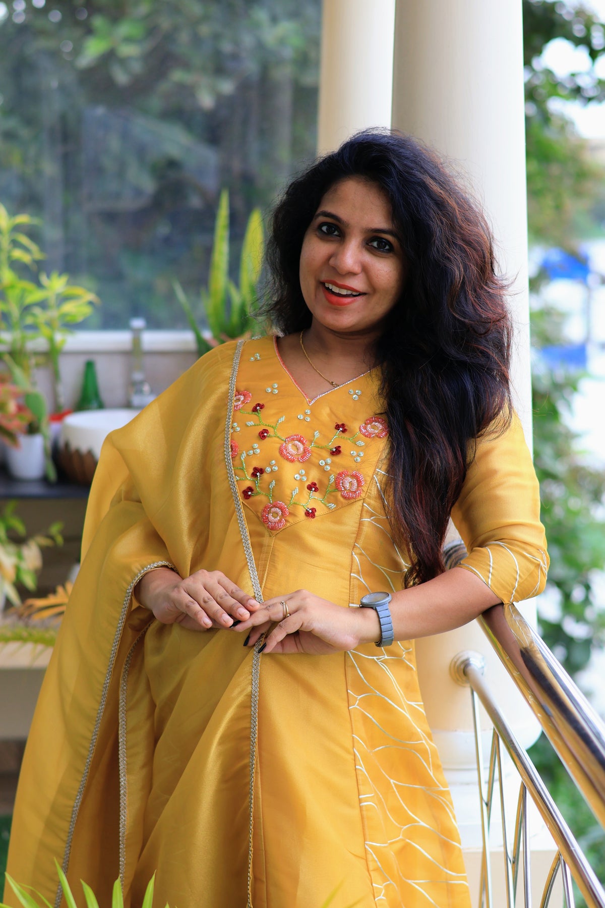 Yellow Bloom Salwar Suit