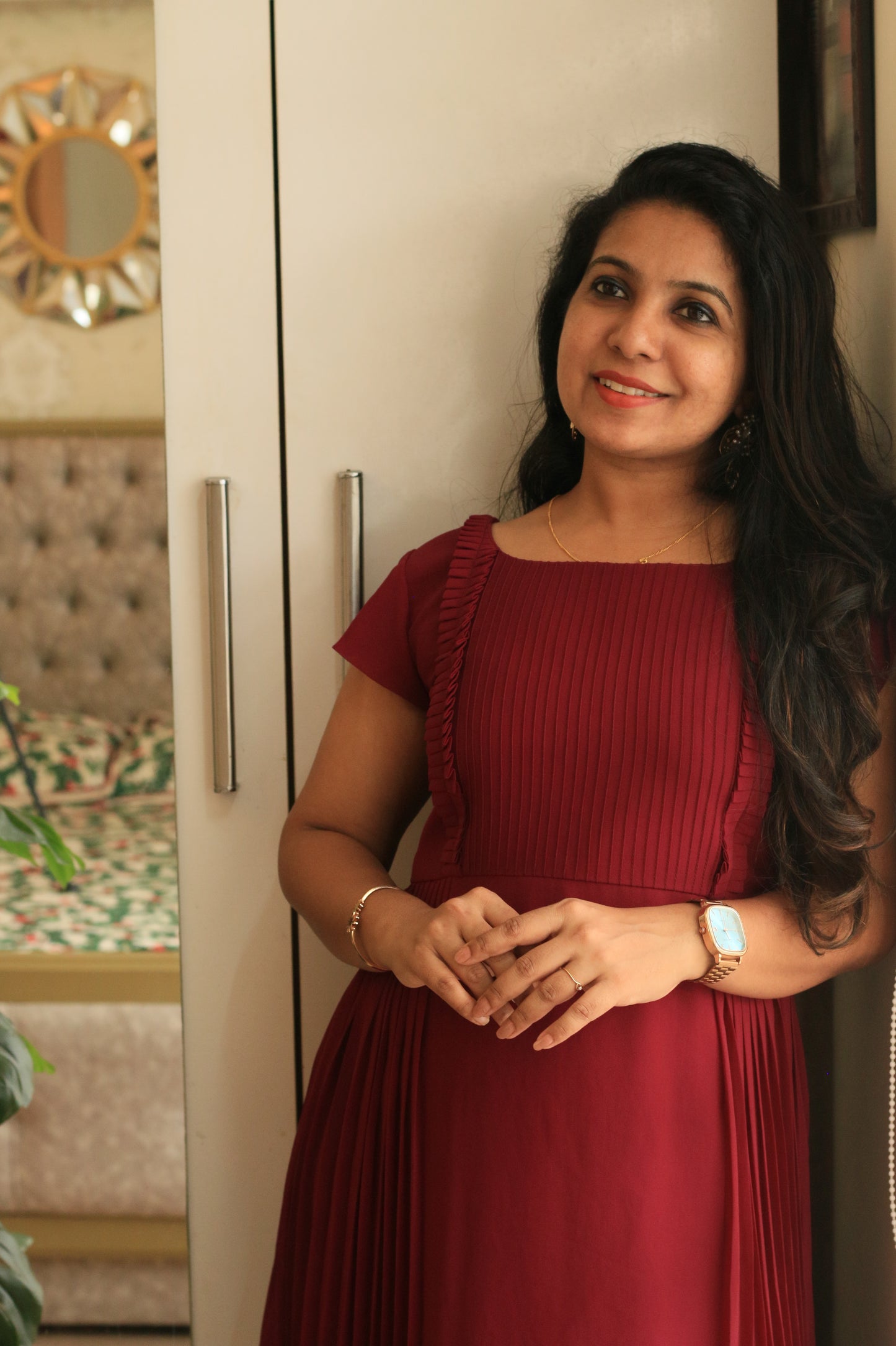 Maroon Kurti