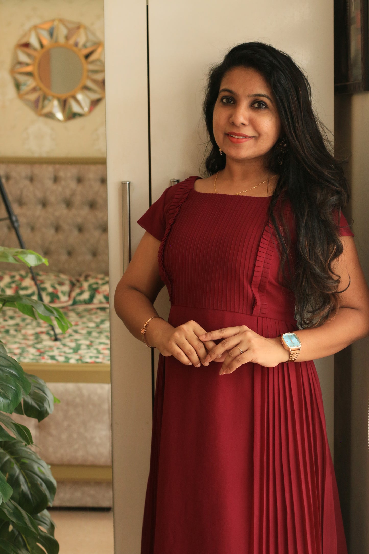 Maroon Kurti