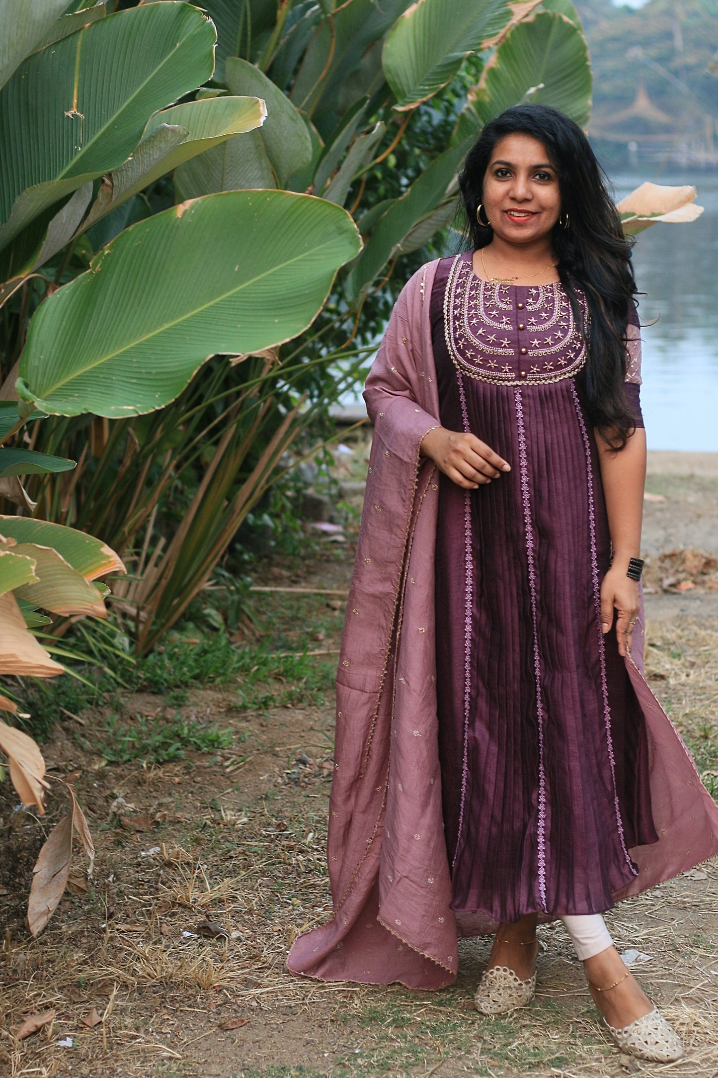 Wine Partywear Set